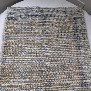 West Elm Textured Distressed Ornament Pillow Cover 20 x 20 inches
